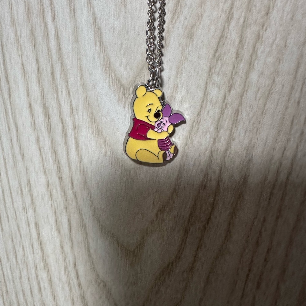Winnie the Pooh and Piglet Necklace